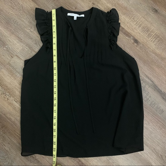 Flutter Sleeveless Top in Black, Size Small - Picture 8 of 10